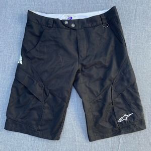 Alpinestars Freeride Mountain Bike Cycling Shorts 36" Black Long Heavy Duty